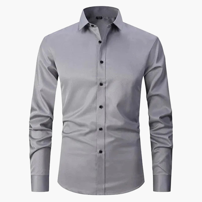 Herren Slim Fit Businesshemd – Modernes Langarmhemd für Büro & Freizeit