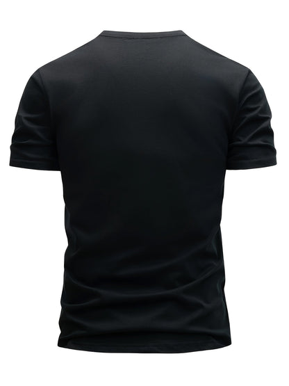 Set da 3 T-shirt da uomo – Stampa moderna di Parigi, tempo libero e sport, manica corta, girocollo