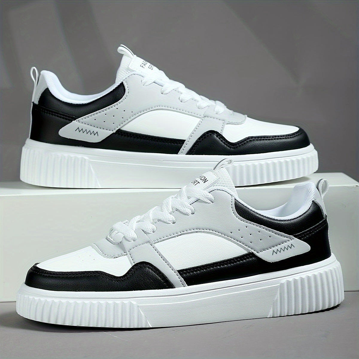 Herren Sneaker Modern Streetstyle Sport Freizeit für Alltag und City