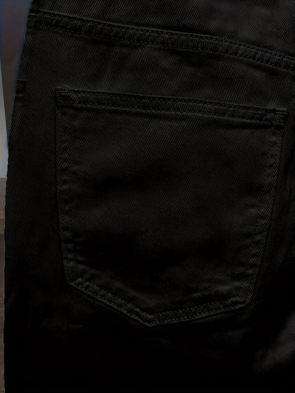 Męskie jeansowe szorty slim-fit na co dzień i czas wolny, nowoczesny design