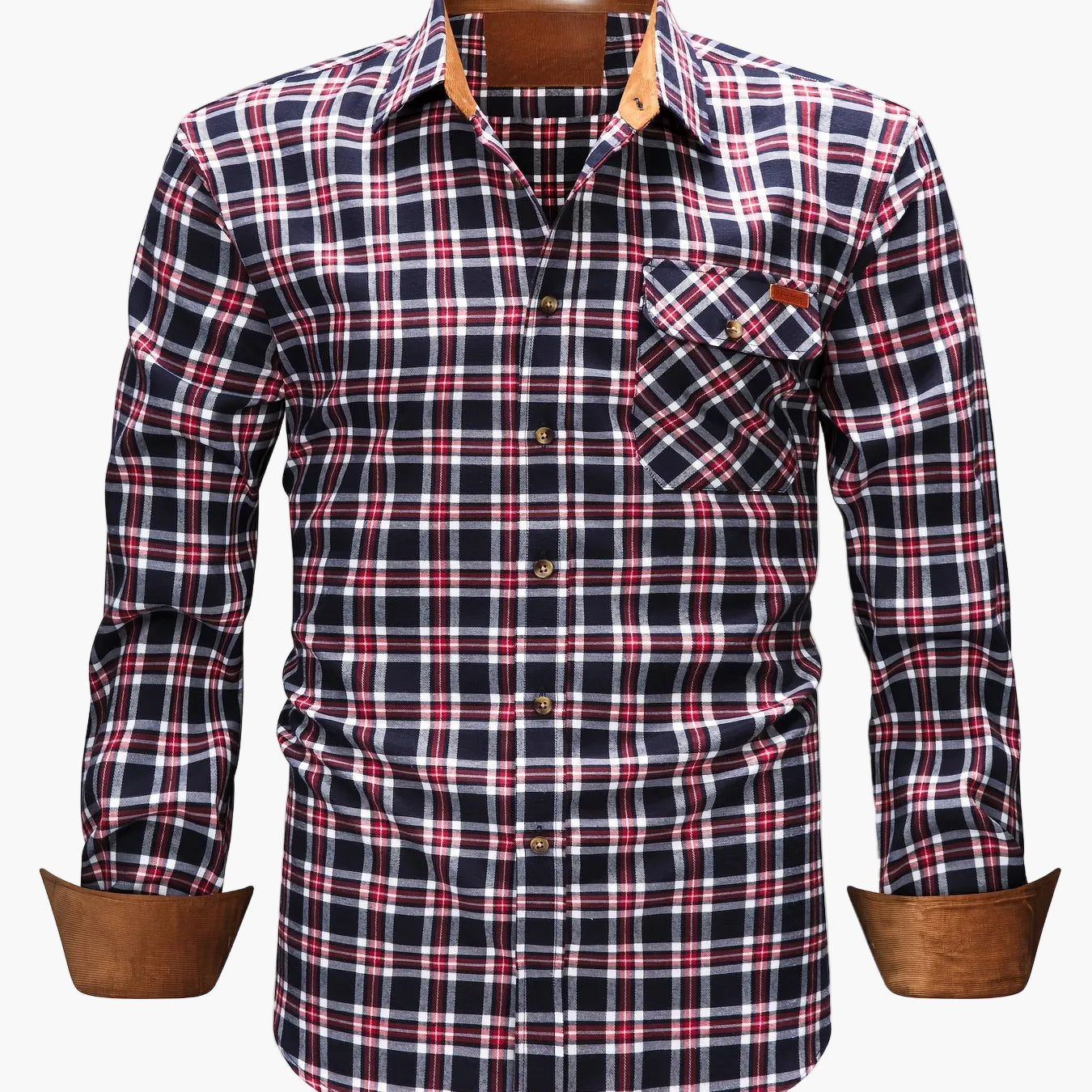 Camicia casual uomo a quadri manica lunga – Camicia moderna per tutti i giorni e ufficio