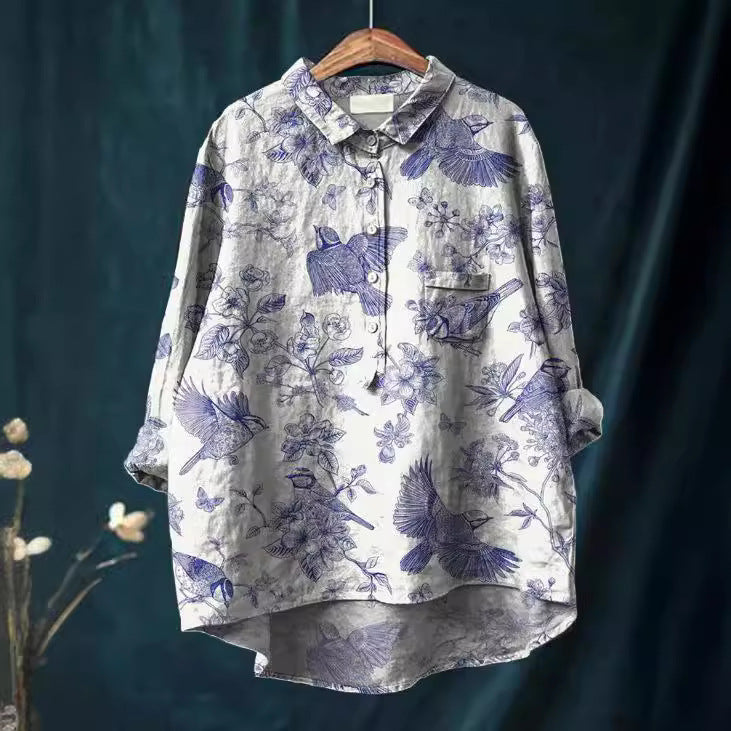 Rachael – Camicia da donna stile cardigan europeo e americano