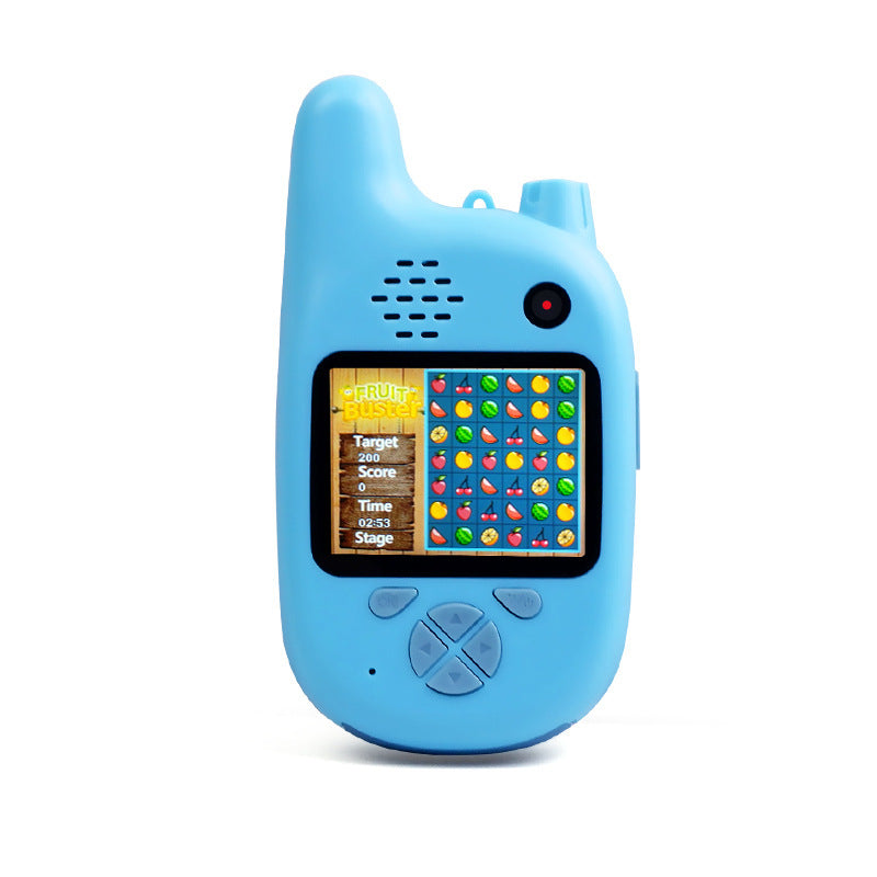 Kinder Walkie-Talkie Kamera mit 12MP, 1080p Video & Spiele – Lernspielzeug für Jungen & Mädchen