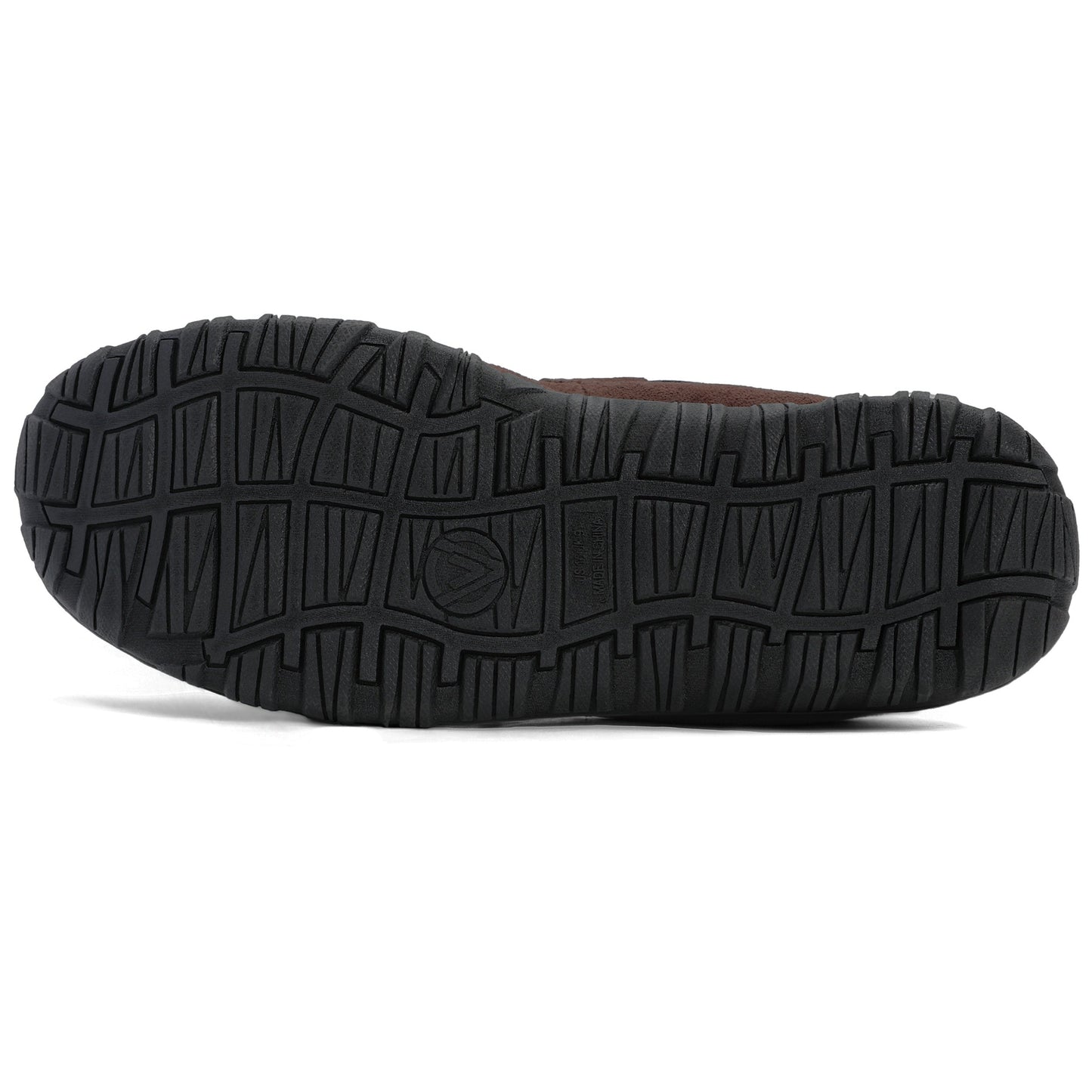 Mokassin Hausschuhe Herren, gefüttert, warm, Braun/Beige/Schwarz