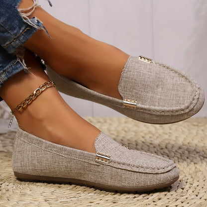 Damen Slip-On Loafer im Casual-Stil für Alltag und Freizeit