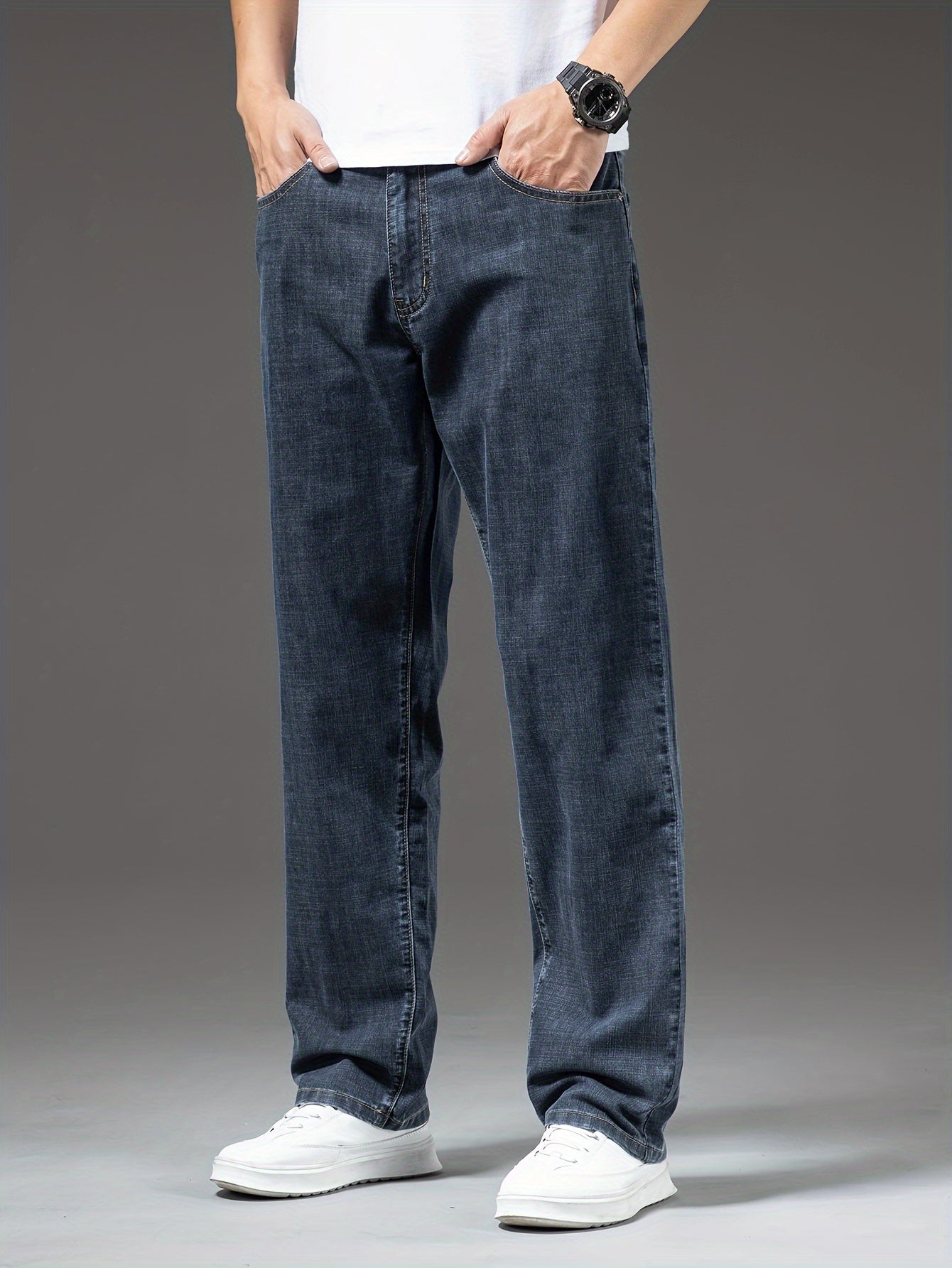 Herren Jeans Weit Geschnitten Freizeit Basic Regular Fit – Komfortabler Alltag und Wochenendstil