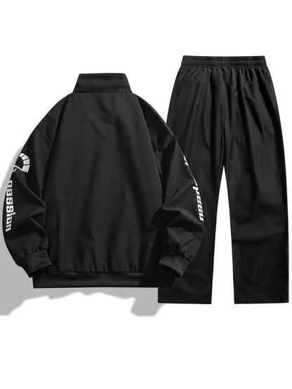 Unisex Trainingsanzug Set mit Racing-Design - Jacke & Hose