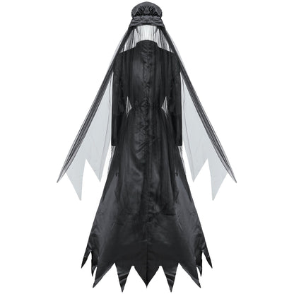 Damski kostium na Halloween Upiorna Panna Młoda – idealny na halloweenowe imprezy i cosplay