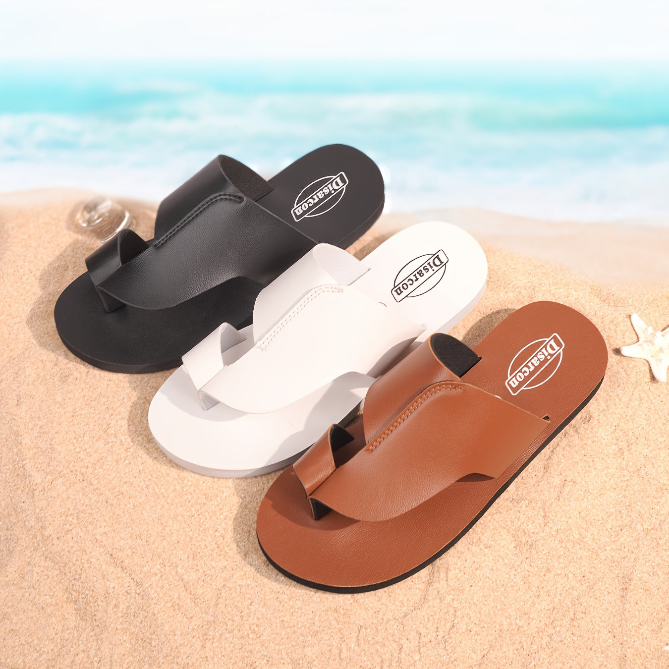 Heren Vintage Pantoletten Sandalen – Comfortabele Zomerschoenen voor Strand & Dagelijks Gebruik
