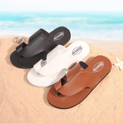 Heren Vintage Pantoletten Sandalen – Comfortabele Zomerschoenen voor Strand & Dagelijks Gebruik