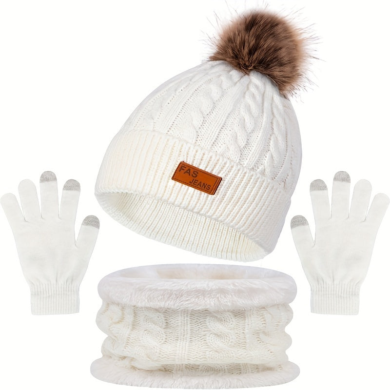 Winterset met muts en handschoenen voor dames