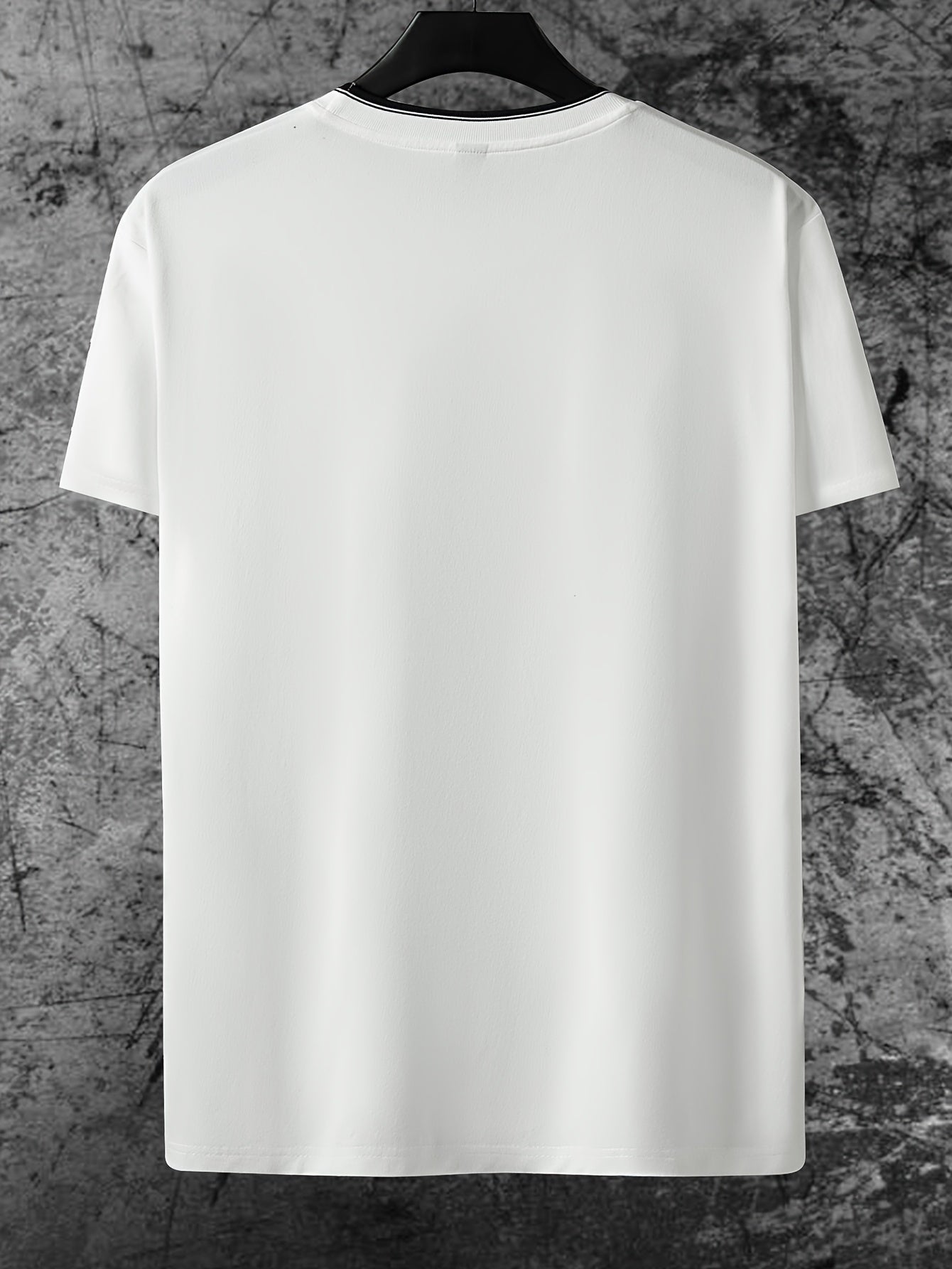 Herre T-shirt i streetwear-stil med "Chicago" print – afslappet sommeroverdel