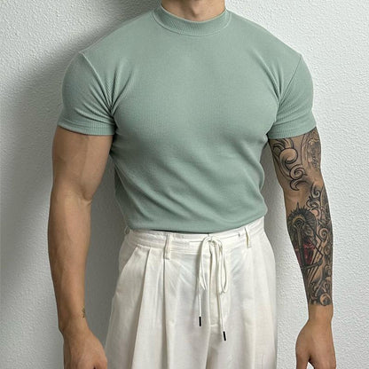 Andrew – Amerikansk T-shirt med halvkrave