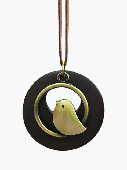 Collana retrò unisex con ciondolo a forma di uccello per festa e tutti i giorni