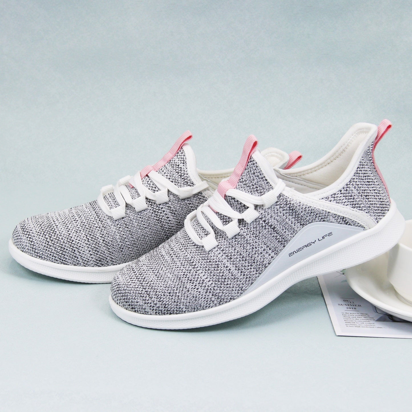 Damsneaker med komfort i slip-in-stil för fritid och vardag