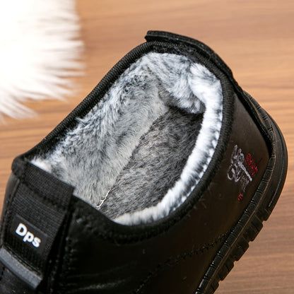 Herren Winter Slip-on Schuhe gefüttert gesteppt