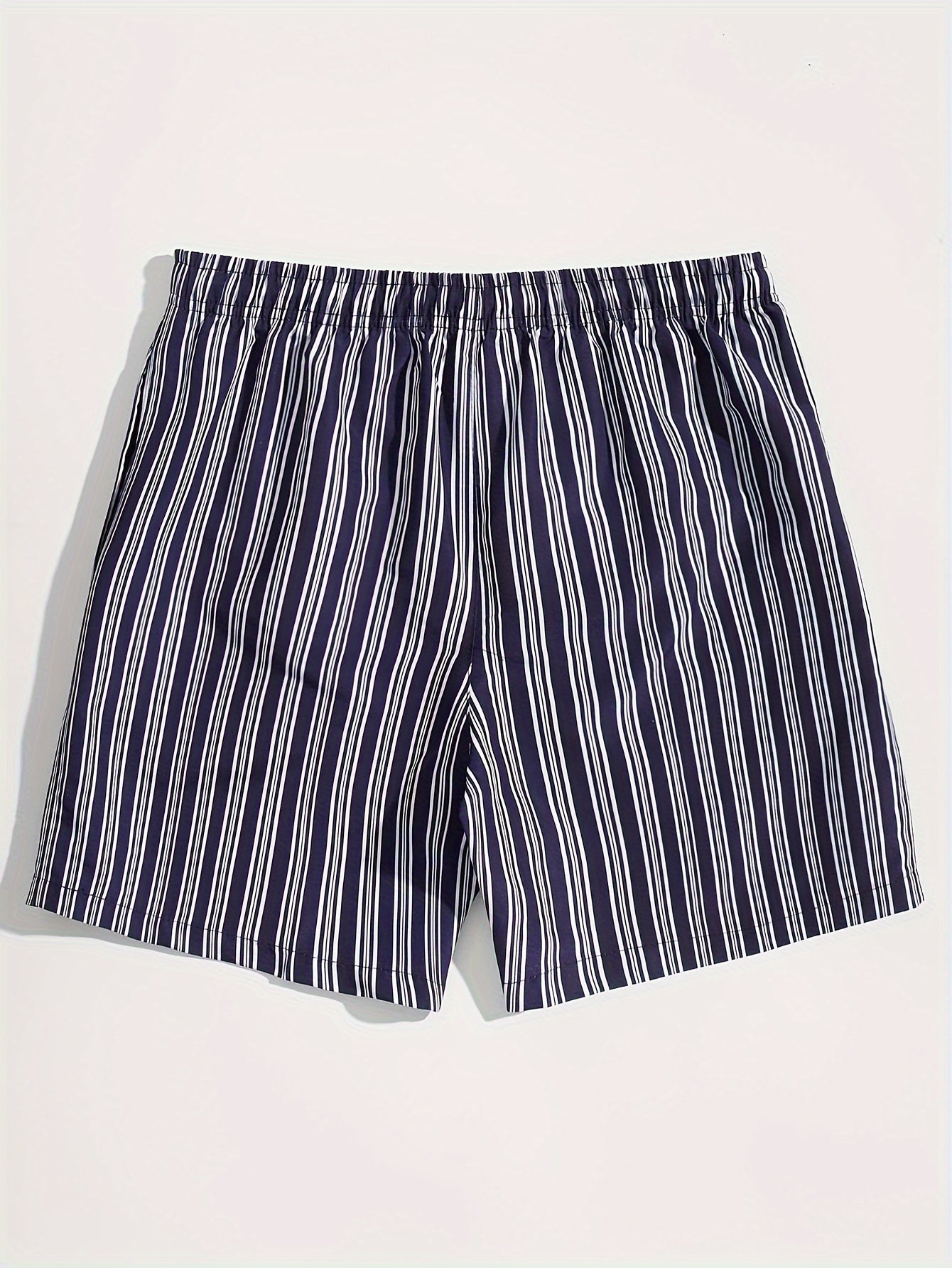 Shorts de bain homme à rayures – Coupe décontractée, style élégant pour les loisirs, parfait pour la plage et la piscine