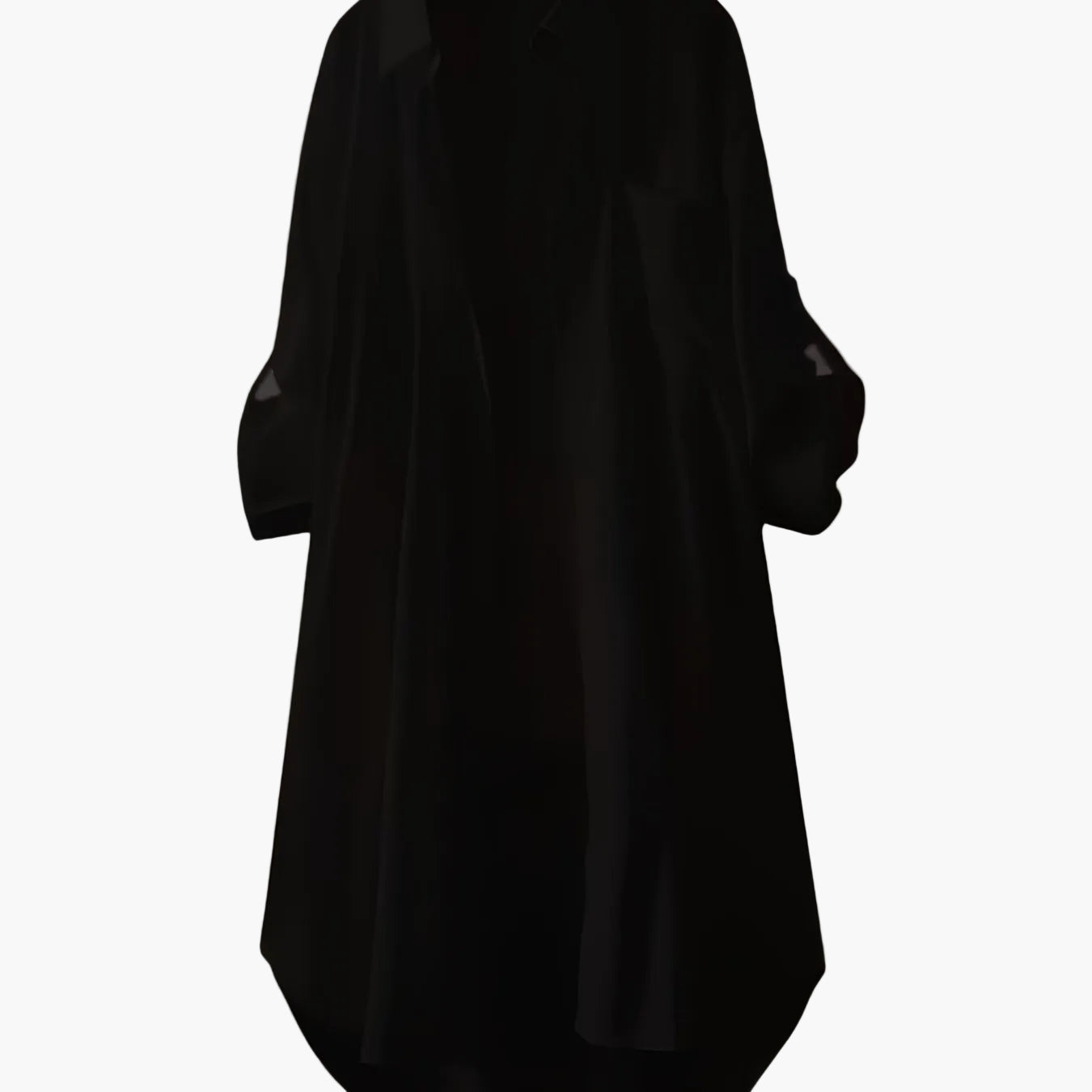 Dame langærmet skjortekjole med knaplukning – afslappet oversize-stil til forår og sommer