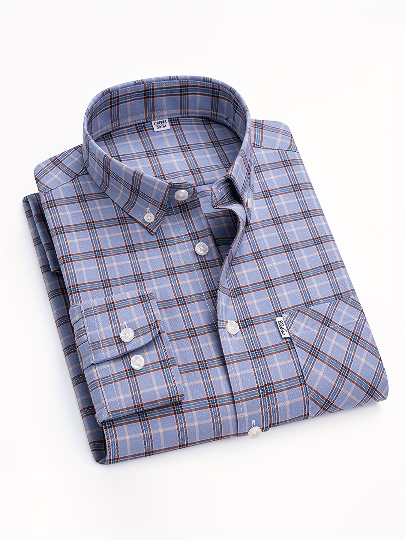 Herren Freizeithemd Kariert Langarm Modern Regular Fit – Stilvolles Hemd für Alltag & Büro