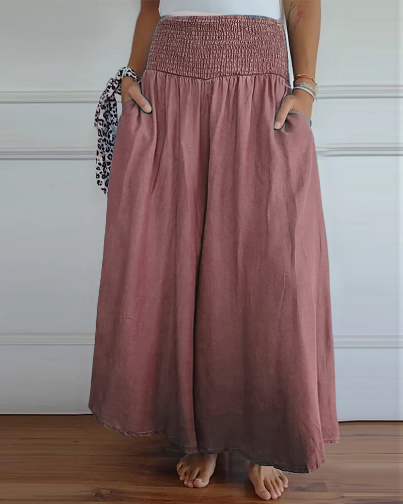 Dams vida high waist fritidsbyxor – Elegant komfort för vardag & semester