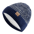 Vintage Vibe muts | Gevoerde retro wintermuts met casual breidesign
