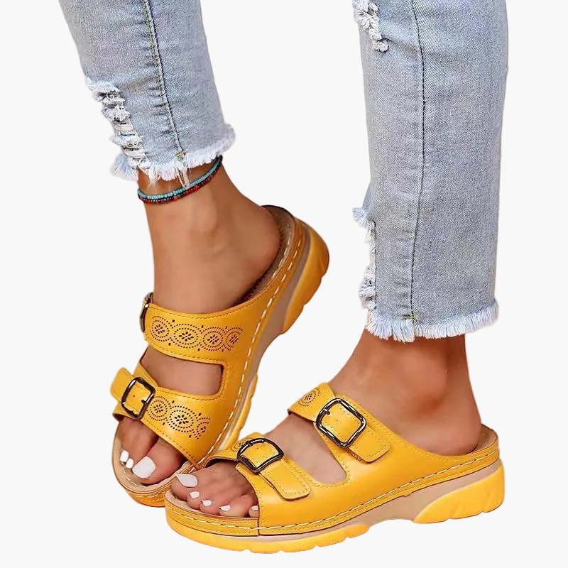 Damen Komfort-Orthopädische Pantoletten – Bequeme Sommerschuhe für Alltag und Freizeit