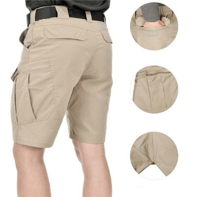 Herren Taktische Outdoor-Shorts mit Multifunktionstaschen und Gürtel – Ideal für Abenteuer, Arbeit & Freizeit
