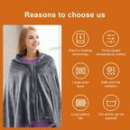 Deken met USB-verwarming en instelbare temperatuur