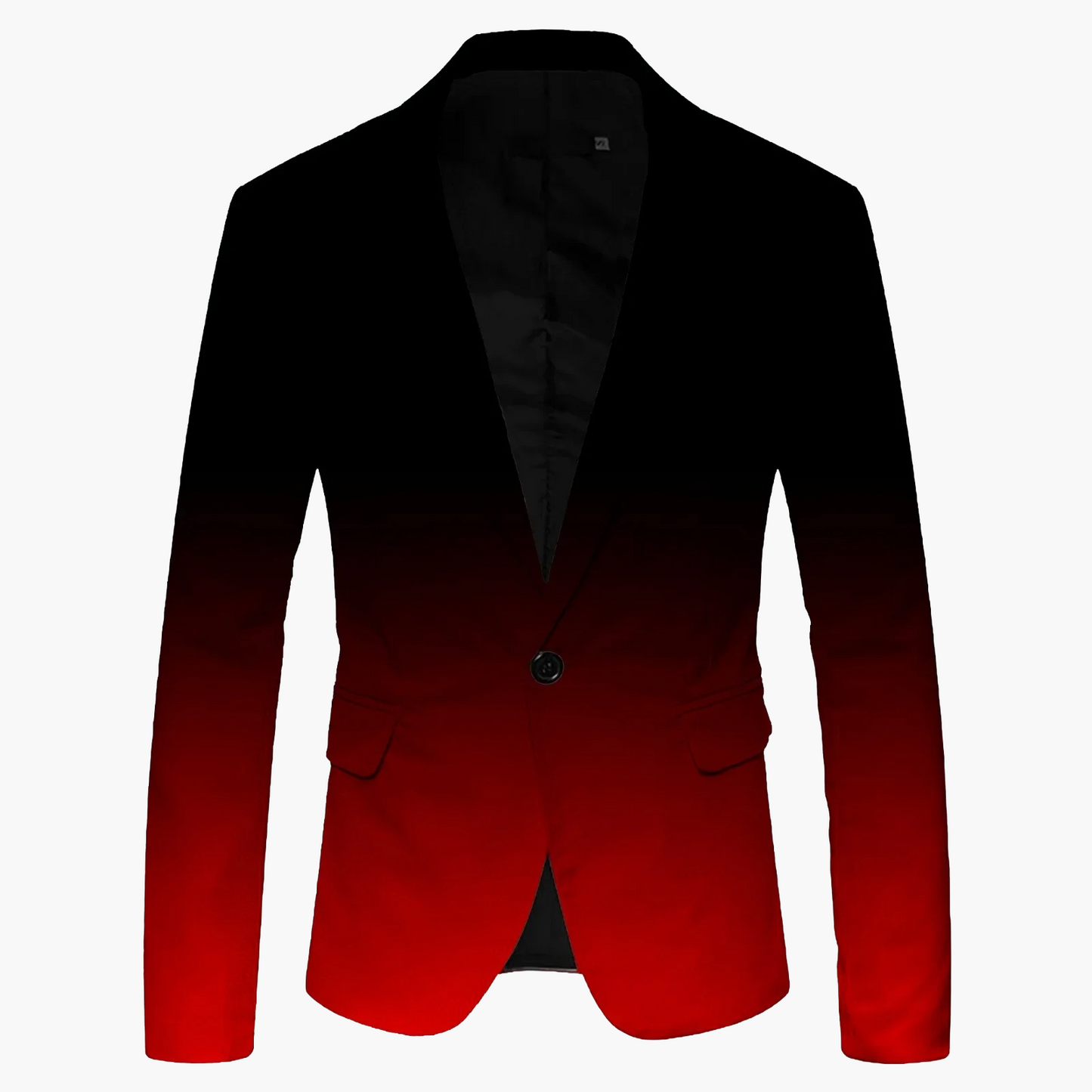 Blazer slim fit moderno monopetto da uomo con un bottone per business e tempo libero