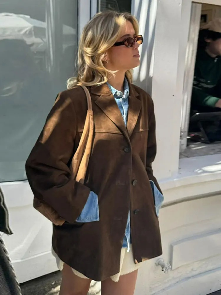 Dames Oversized Trenchcoat – Stijlvolle Herfst- en Winterjas voor Modieuze Optredens