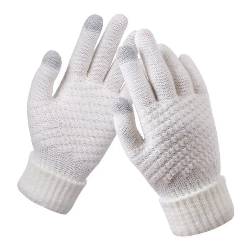 Gebreide touchscreen-handschoenen voor dames