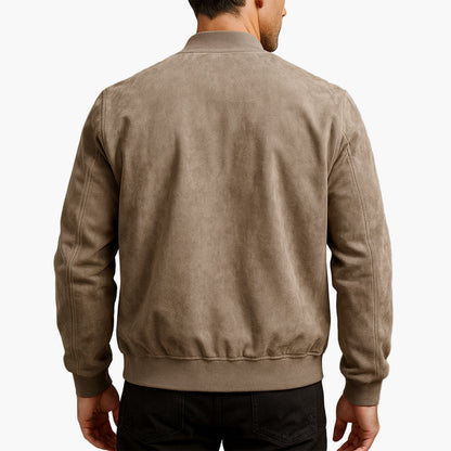 Chaqueta bomber de hombre en estilo minimalista moderno – Chaqueta versátil de entretiempo para el día a día y el tiempo libre