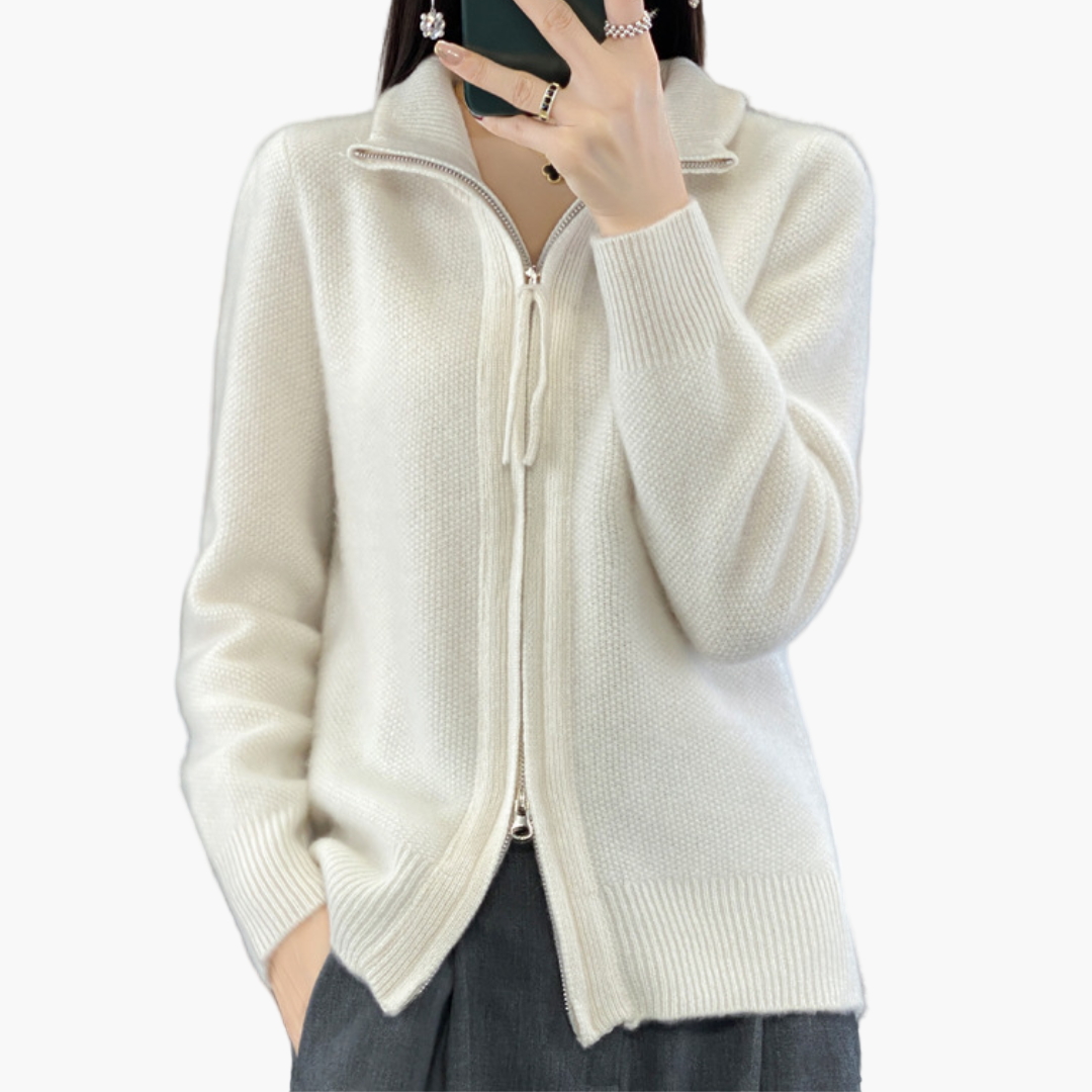 Cardigan con Cerniera da Donna – Cardigan alla Moda per Quotidiano, Ufficio e Tempo Libero