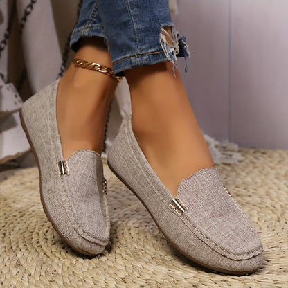 Damen Slip-On Loafer im Casual-Stil für Alltag und Freizeit