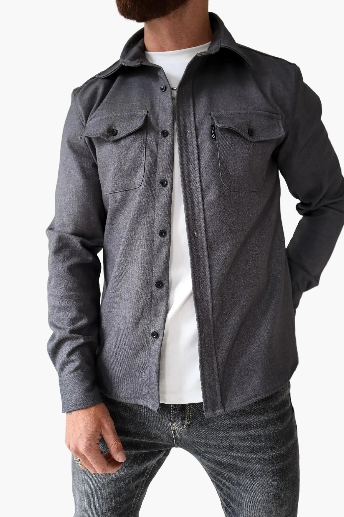 Veste overshirt homme – Look casual urbain moderne pour le quotidien et les loisirs