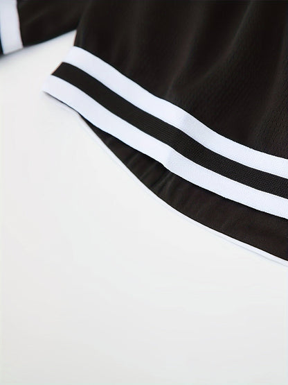 Herren Sport-Basketball-Set New York Print – Trainingsanzug für Fitness & Freizeit