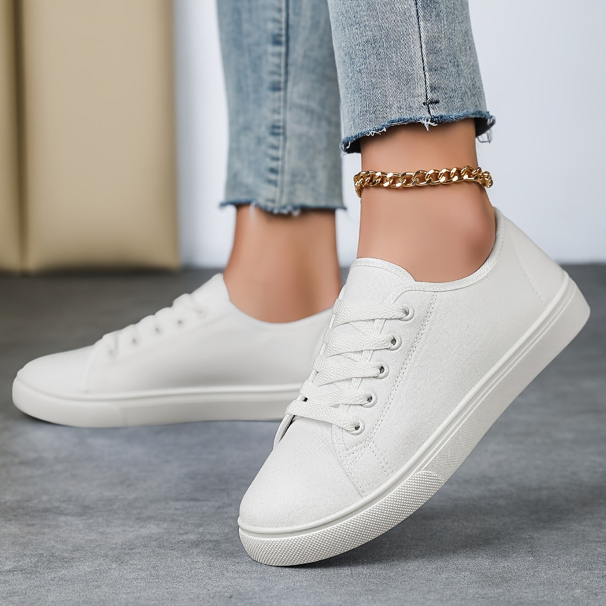 Sneaker da donna casual dal design low-top per tutti i giorni e il tempo libero