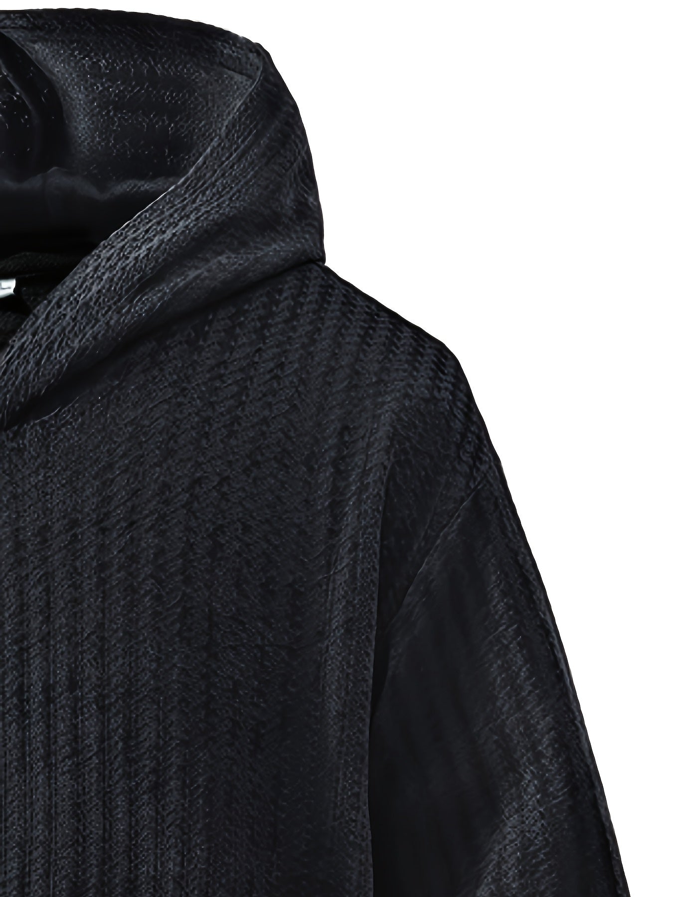 Sudadera con capucha y bolsillo canguro – Diseño acanalado, corte holgado
