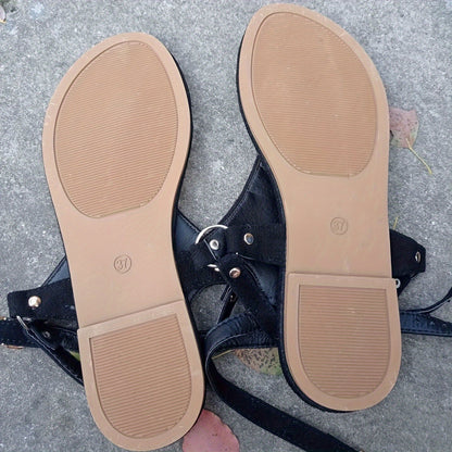 Dames sandalen met T-bandje – modieuze zomerschoenen voor dagelijks gebruik en vrije tijd
