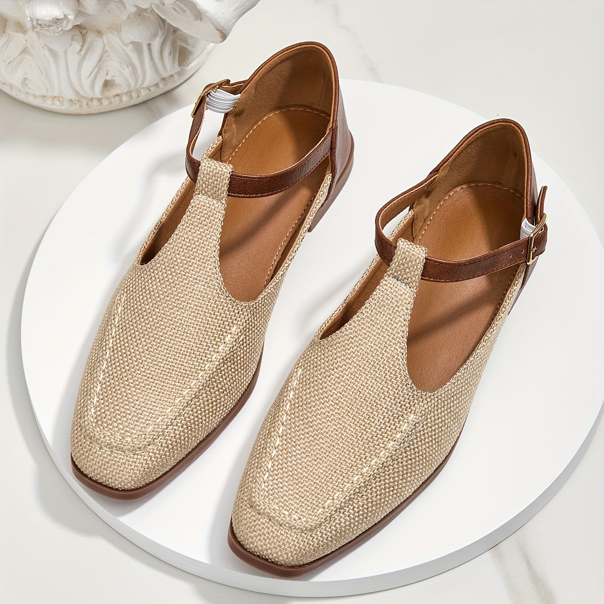 Ballerines à brides en T pour femmes – Flats élégantes pour le quotidien et le bureau