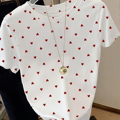Dame T-shirt med Prikker – Elegant Fritidsstil til Sommeren