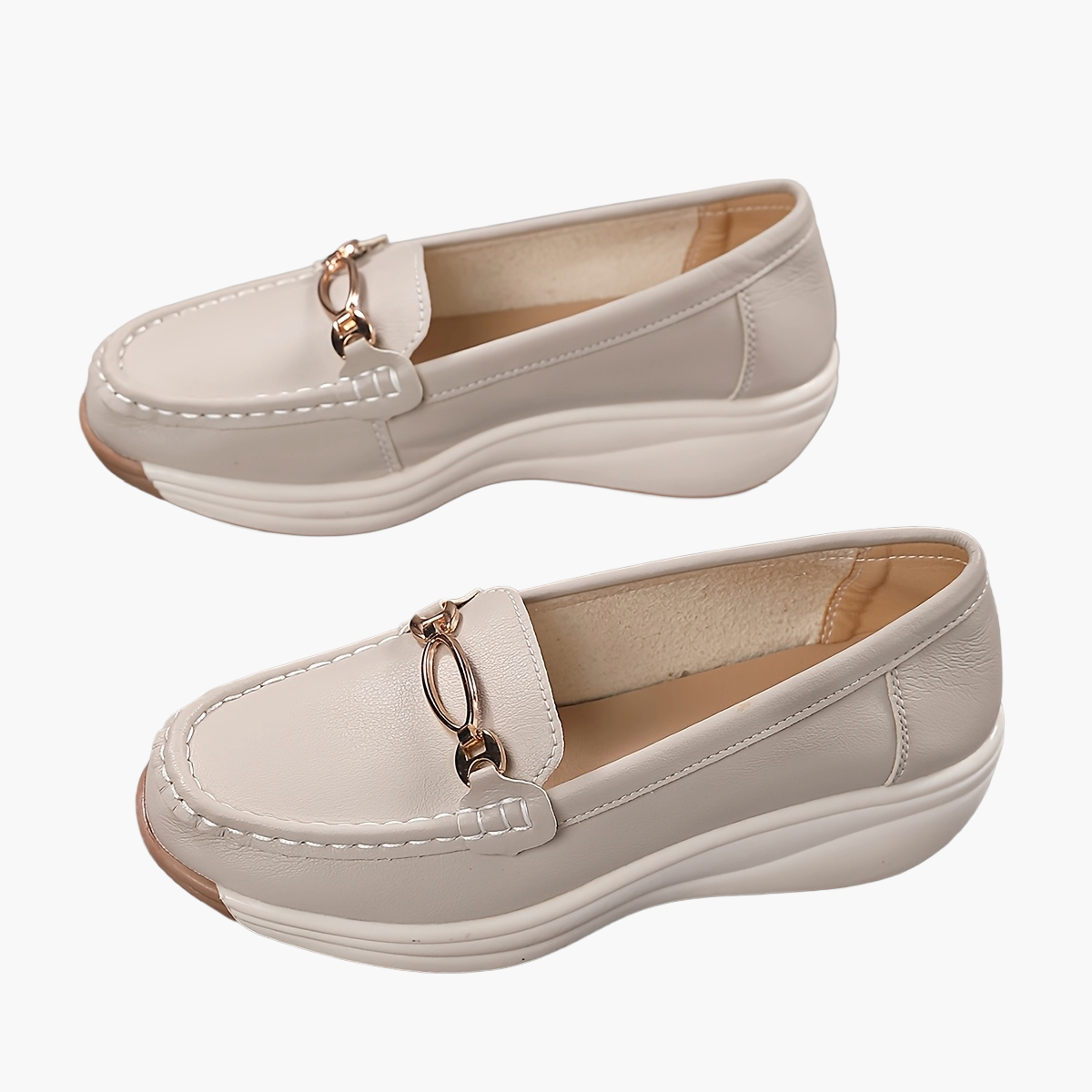 Damskie mokasyny slip-on Elegant – komfortowe buty casualowe z modnym designem