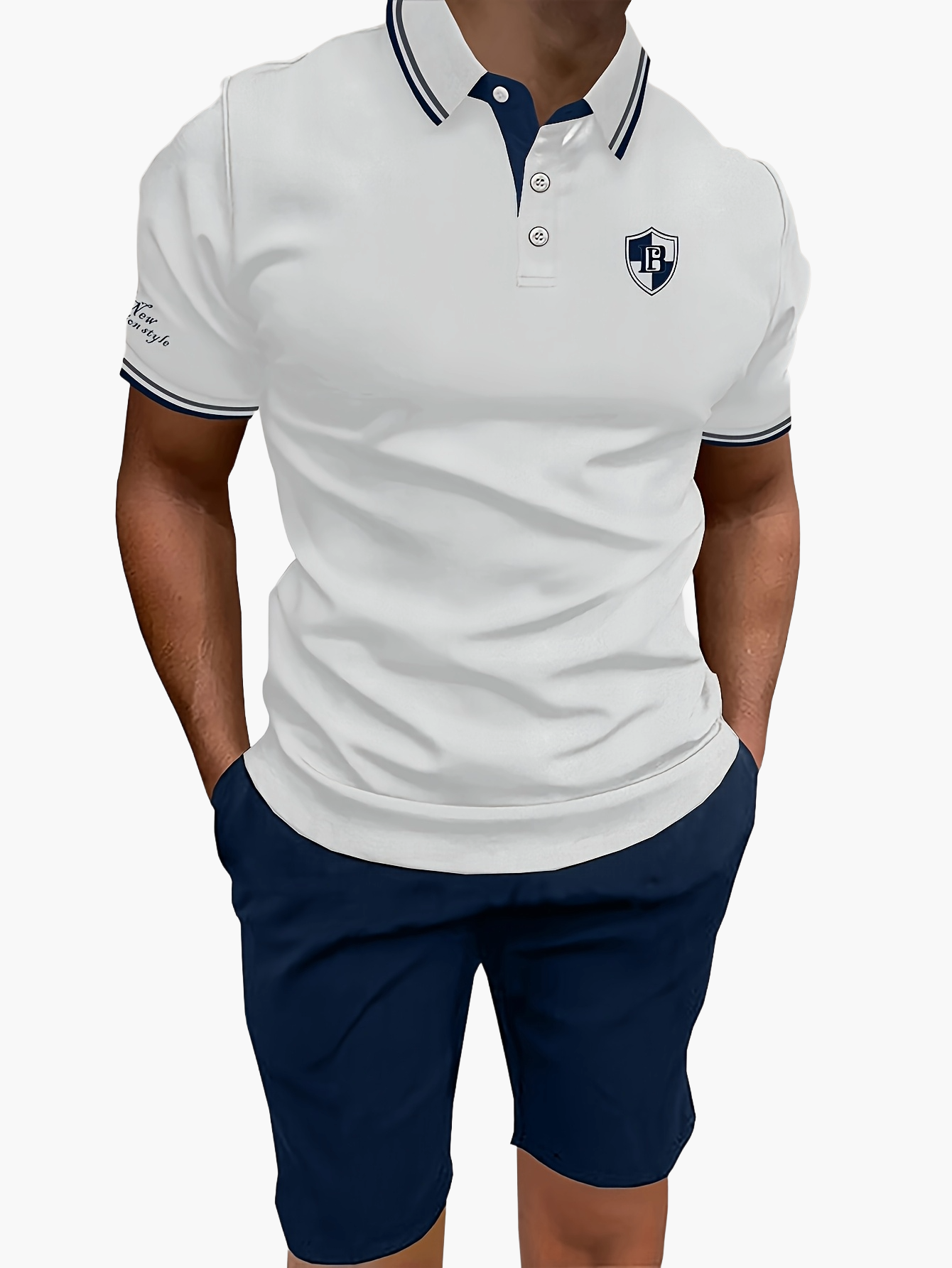 Herren Polo Short Set – Elegantes Freizeit-Outfit mit sportlichem Look für Alltag und Sommer