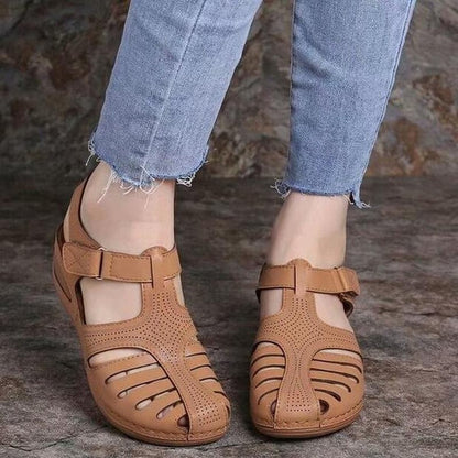 Sandali Donna Confortevoli con Zeppa e Design Slip-On – Perfetti per Quotidiano e Tempo Libero