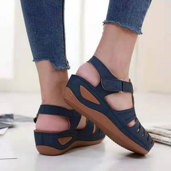 Sandali Donna Confortevoli con Zeppa e Design Slip-On – Perfetti per Quotidiano e Tempo Libero