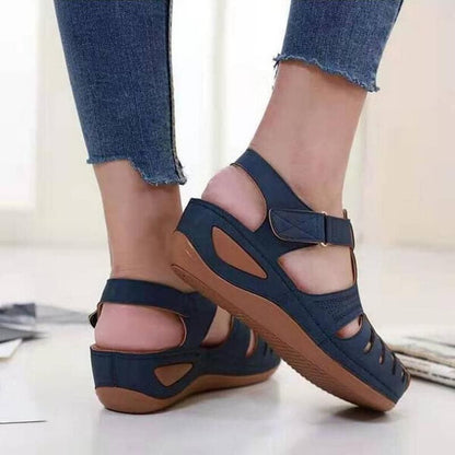Sandali Donna Confortevoli con Zeppa e Design Slip-On – Perfetti per Quotidiano e Tempo Libero