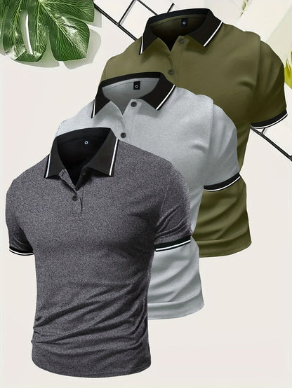 Męska koszulka polo w nowoczesnym stylu casual – idealna na czas wolny i na co dzień