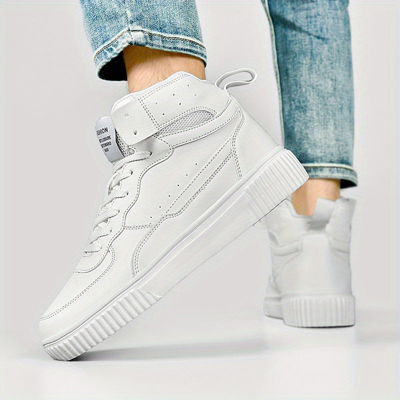 Herren High-Top Sneaker Sportlich Freizeit Schuhe für Alltag und Outdoor