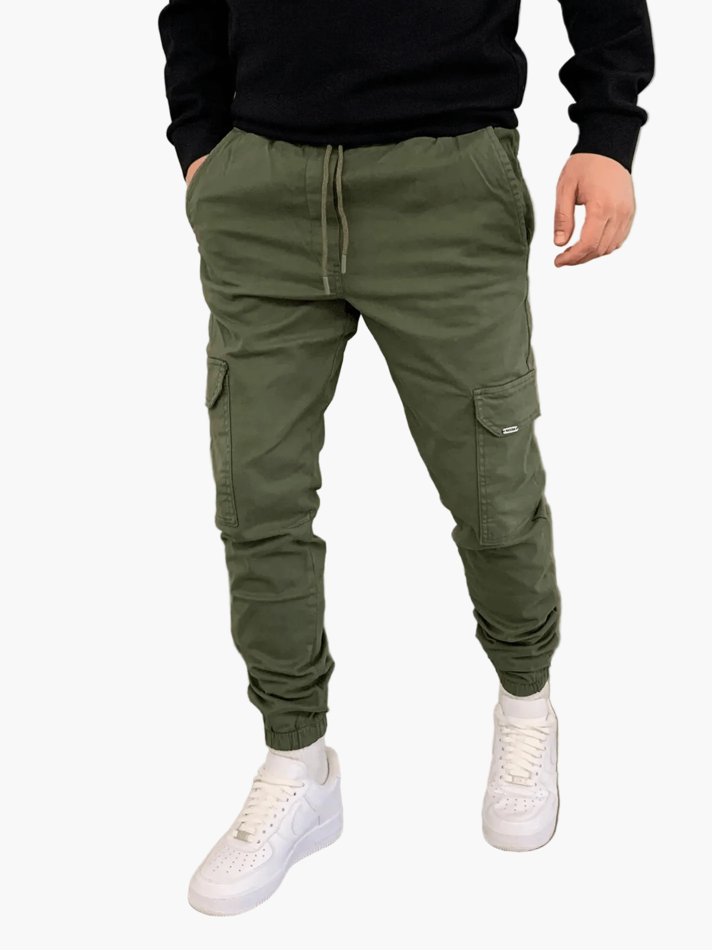 Herren Jogger Cargo Hose – Moderne Freizeithose mit Taschen und Bündchen, Streetwear Style