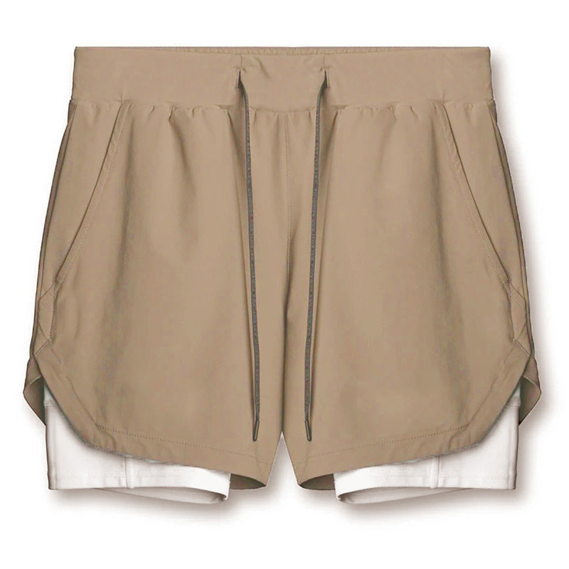 Adele – Sportiga, snabbtorkande, dubbellagers två-i-ett löparshorts